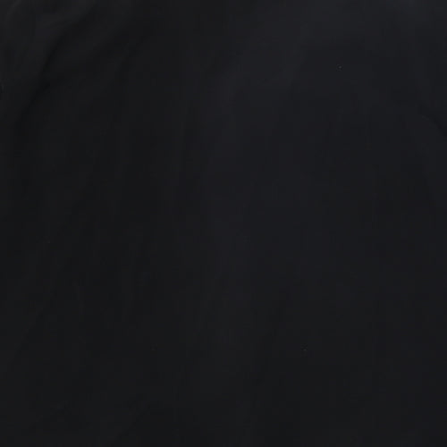 Sara Woman Womens Black Polyester Basic Button-Up Size 20 Collared