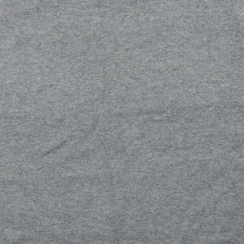 Viz a Viz Womens Grey Round Neck Nylon Pullover Jumper Size M