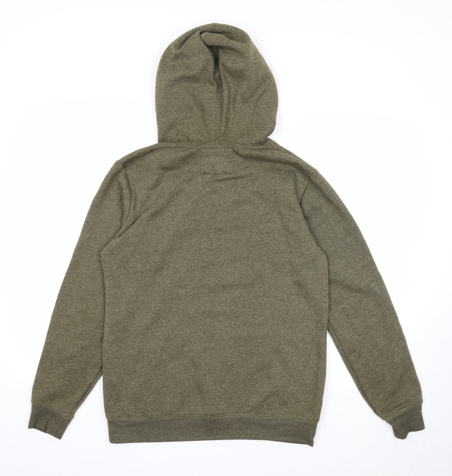 Piaza Italia Mens Green Cotton Pullover Hoodie Size S