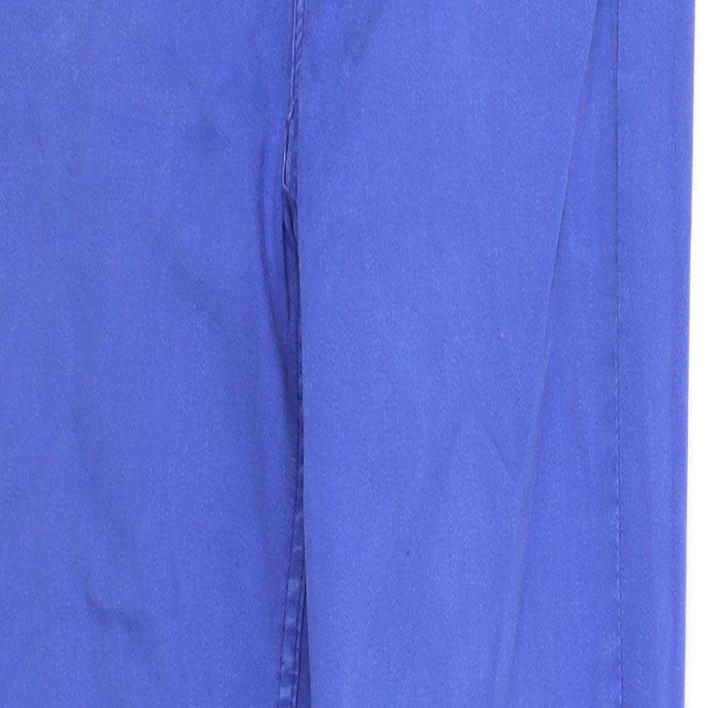 Oasis Womens Blue Cotton Skinny Jeans Size 10 Regular Zip