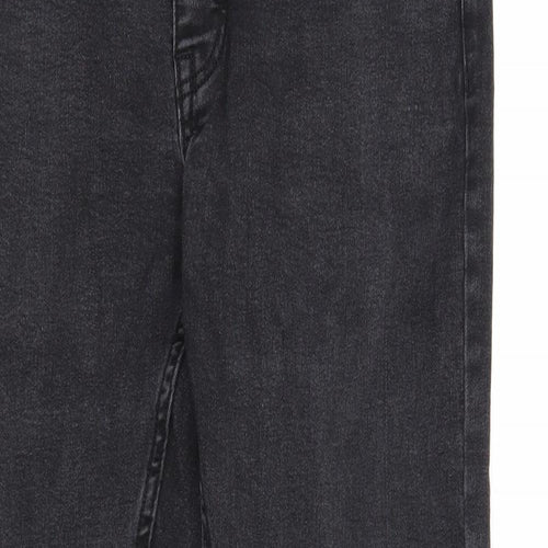 Blakeley Mens Black Cotton Skinny Jeans Size L Regular Zip