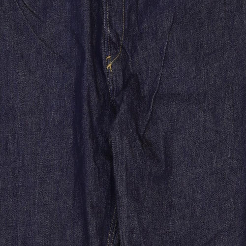 Diesel Womens Blue Cotton Straight Jeans Size 20 Regular Button