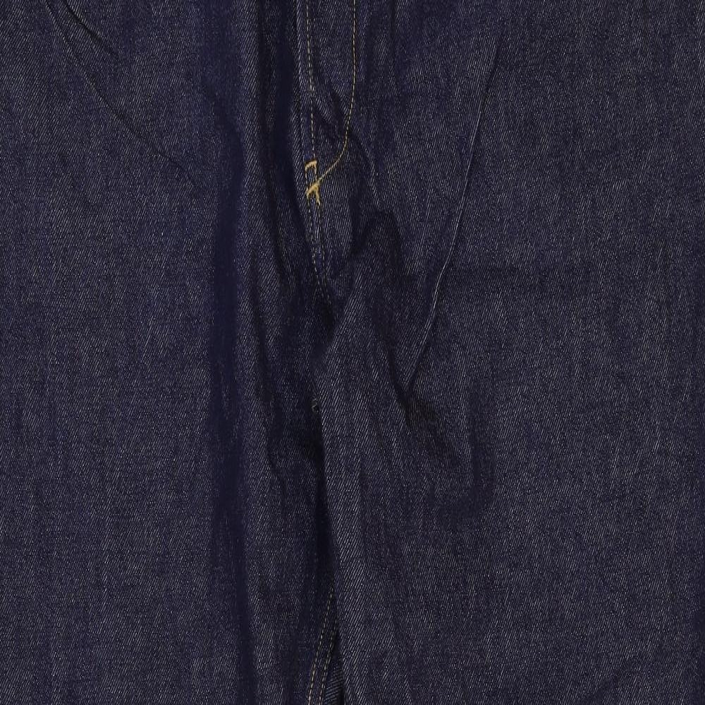 Diesel Womens Blue Cotton Straight Jeans Size 20 Regular Button