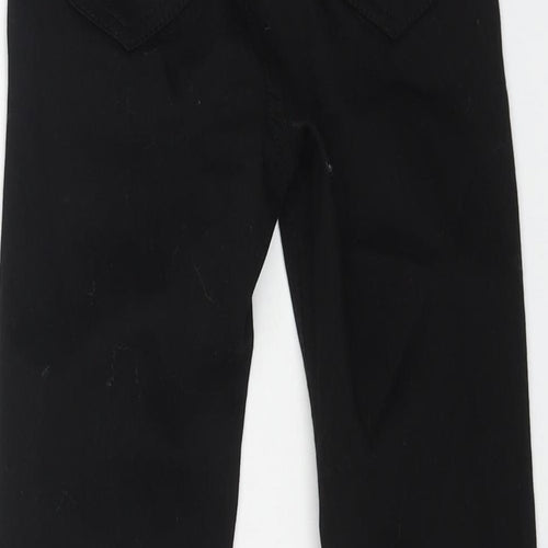 New Look Girls Black Cotton Skinny Jeans Size 10 Years Regular Button