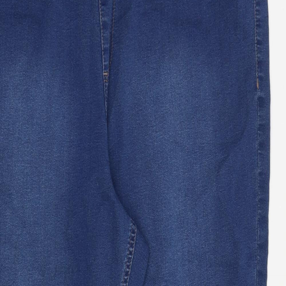 Marks and Spencer Womens Blue Cotton Jegging Jeans Size 20 Slim
