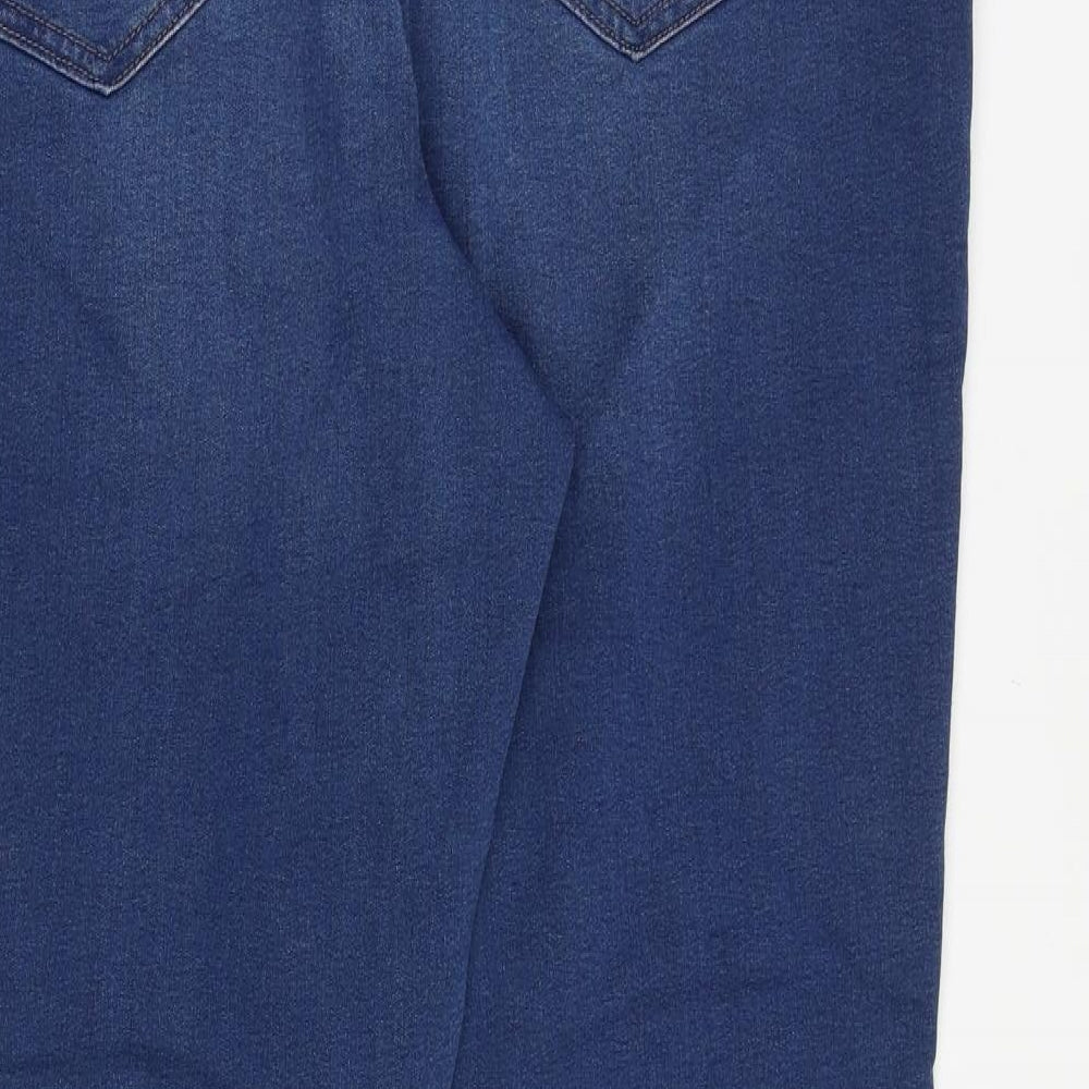 Marks and Spencer Womens Blue Cotton Jegging Jeans Size 20 Slim
