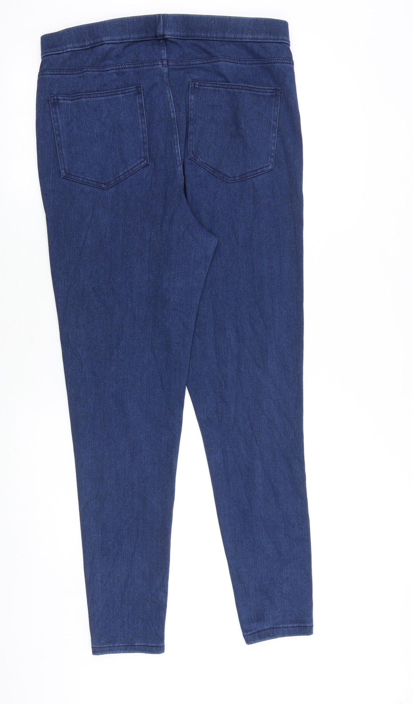 Marks and Spencer Womens Blue Cotton Skinny Jeans Size 16 Slim