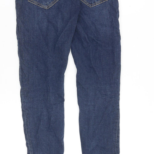 denim365 Womens Blue Cotton Skinny Jeans Size 8 Regular Zip