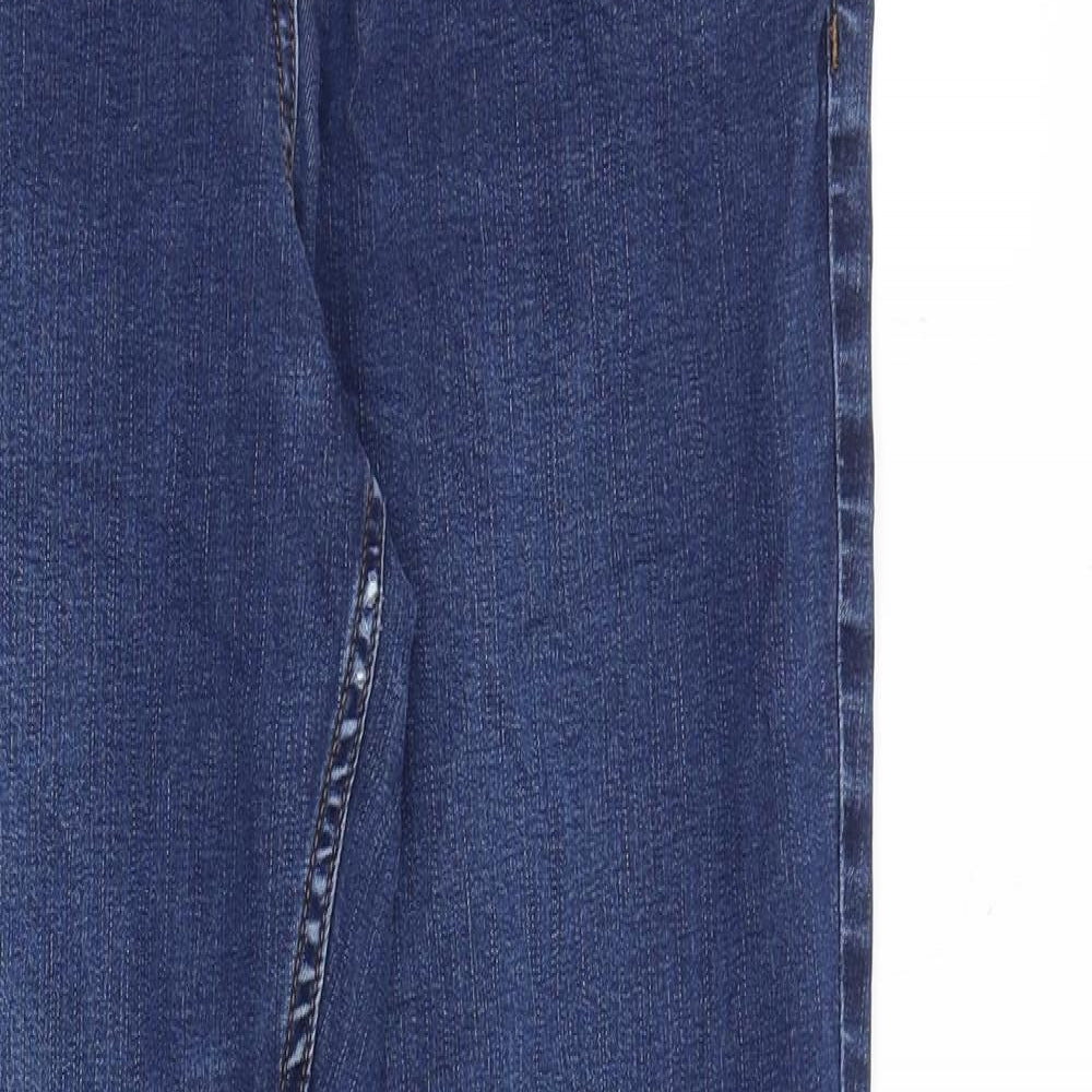 Rohan Womens Blue Cotton Skinny Jeans Size 12 Regular Zip