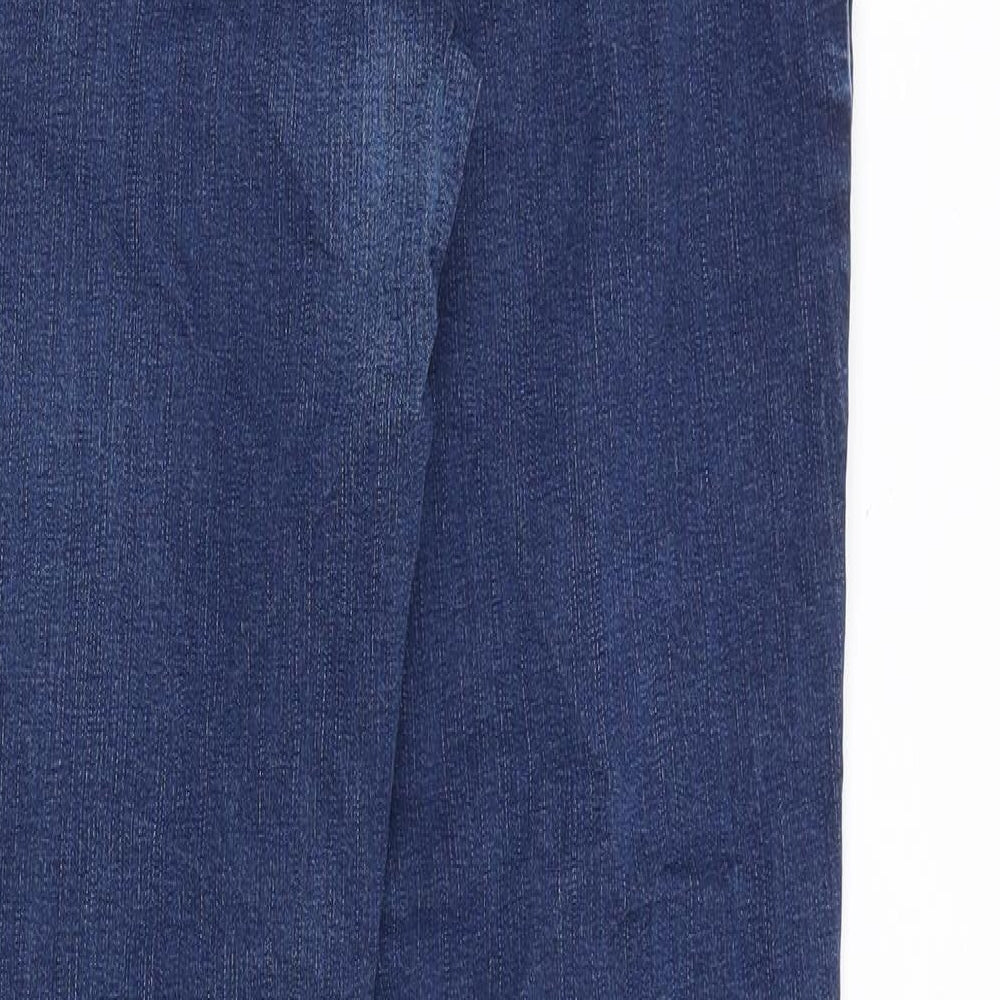 Rohan Womens Blue Cotton Skinny Jeans Size 12 Regular Zip