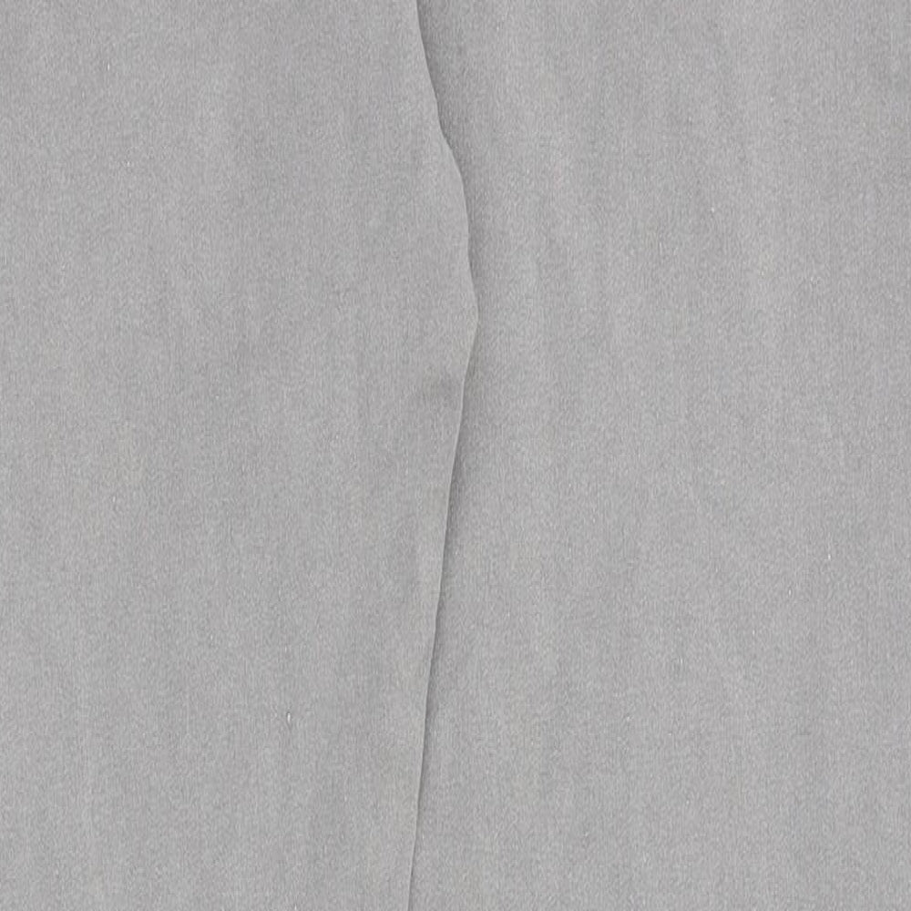 Denim & Co. Womens Grey Cotton Jegging Jeans Size 14 Slim