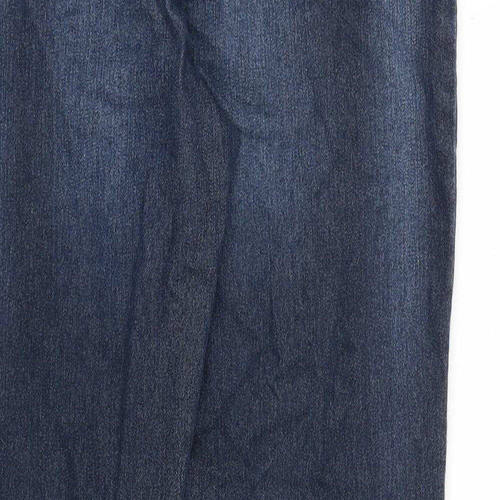 TU Womens Blue Cotton Jegging Jeans Size 16 Slim
