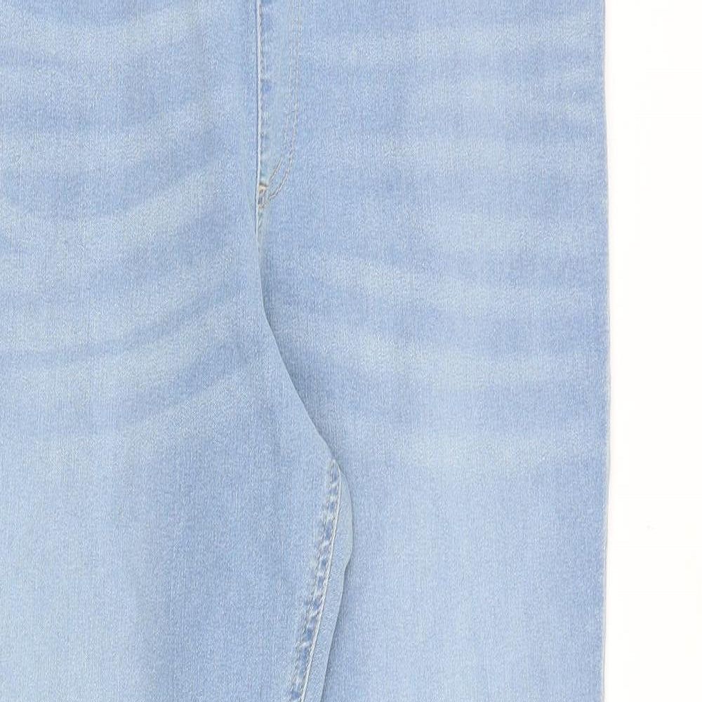 Marks and Spencer Womens Blue Cotton Jegging Jeans Size 18 Slim
