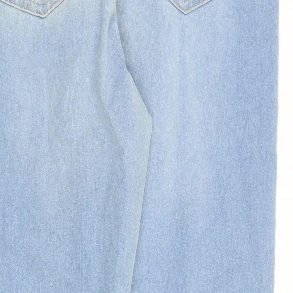 Marks and Spencer Womens Blue Cotton Jegging Jeans Size 18 Slim