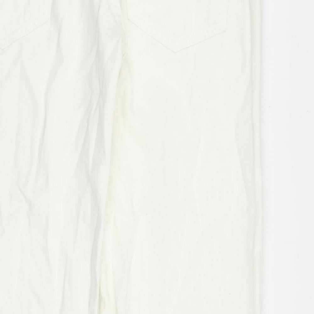 Schultz Mens White Cotton Straight Jeans Size 36 in Regular Zip
