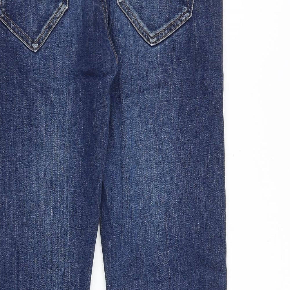 NEXT Mens Blue Cotton Straight Jeans Size 28 in Regular Zip