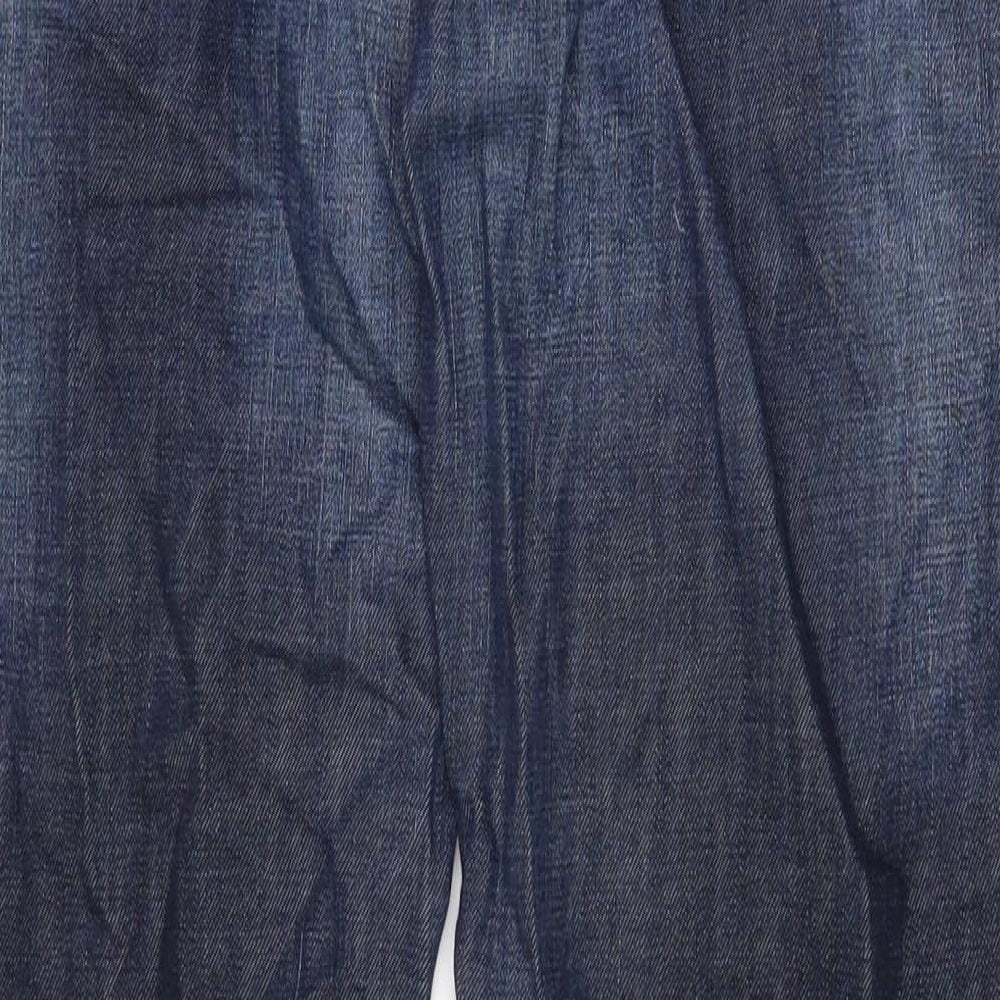 NEXT Mens Blue Cotton Straight Jeans Size 30 in Regular Zip