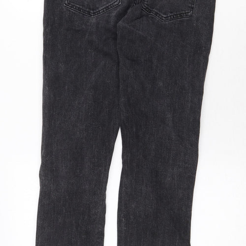 Dr. Denim Womens Grey Cotton Skinny Jeans Size 32 in Regular Zip - Distressed Hems