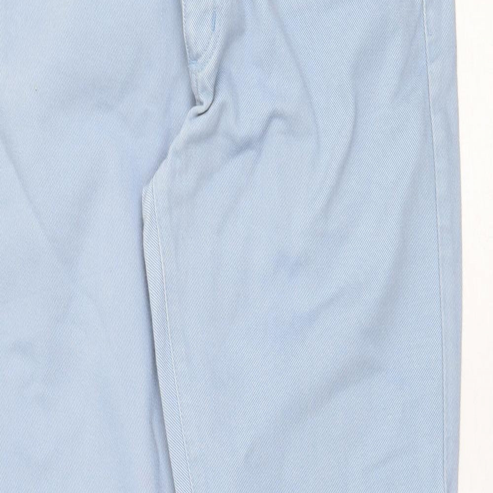 GUESS Womens Blue Cotton Bootcut Jeans Size 30 in Regular Zip