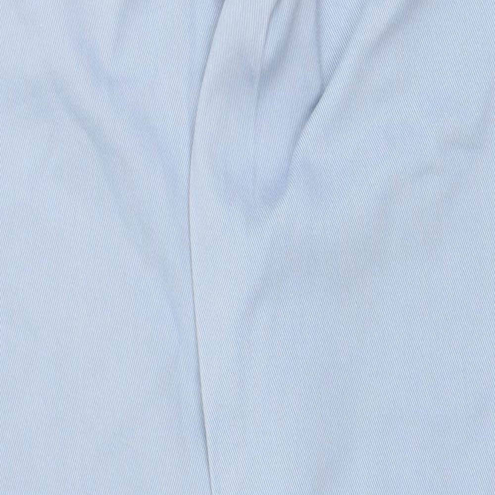 GUESS Womens Blue Cotton Bootcut Jeans Size 30 in Regular Zip