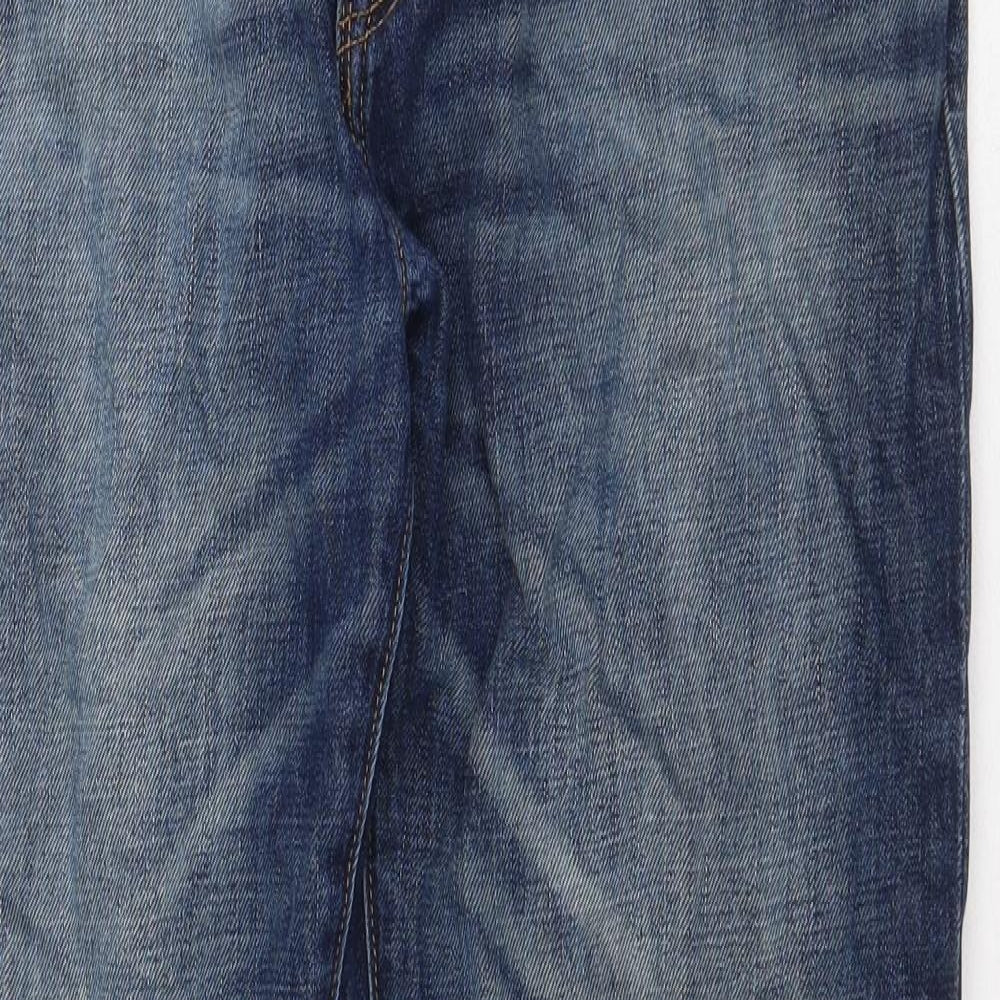 Gap Mens Blue Cotton Straight Jeans Size 32 in Regular Zip