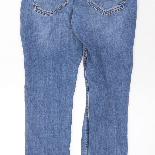 ASOS Womens Blue Cotton Skinny Jeans Size 28 in Regular Zip