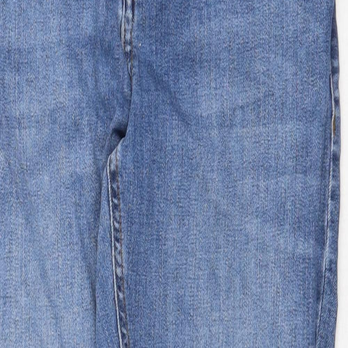ASOS Womens Blue Cotton Skinny Jeans Size 28 in Regular Zip