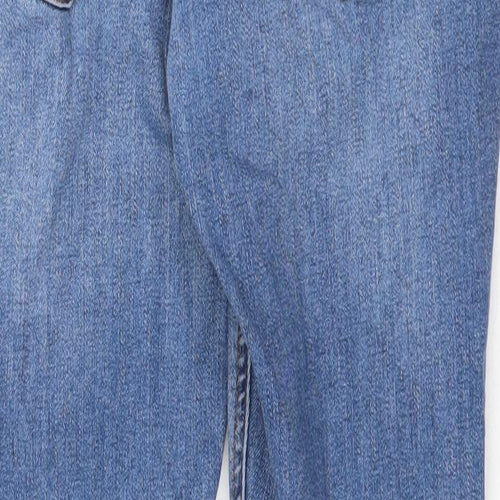 ASOS Womens Blue Cotton Skinny Jeans Size 28 in Regular Zip