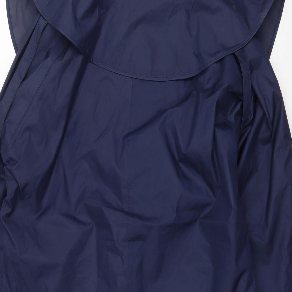 Rydale Womens Blue Rain Coat Coat Size 10 Zip