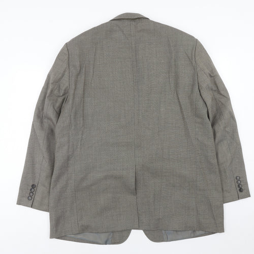 Marks and Spencer Mens Grey Wool Jacket Suit Jacket Size 46 Regular