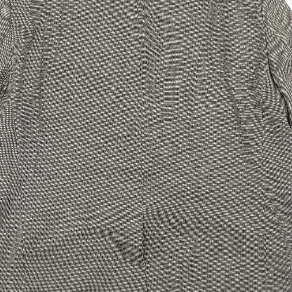 Marks and Spencer Mens Grey Wool Jacket Suit Jacket Size 46 Regular