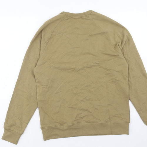 Marks and Spencer Mens Green Cotton Pullover Sweatshirt Size S