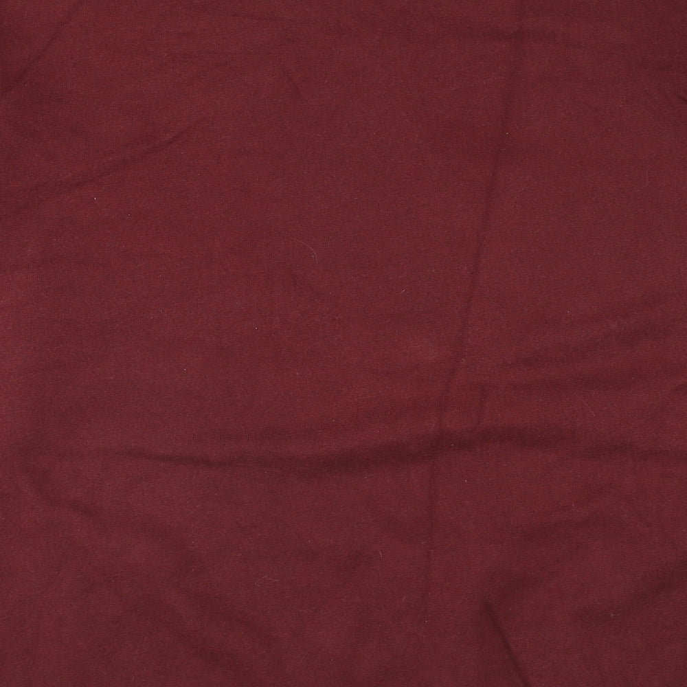 IZOD Mens Red Cotton Pullover Sweatshirt Size XL