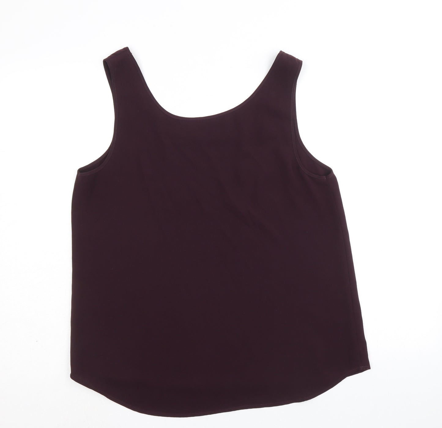 NEXT Womens Purple Nylon Basic Tank Size 14 Round Neck