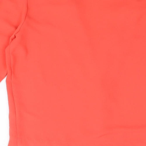 Dorothy Perkins Womens Orange Polyester Jacket Blazer Size 10