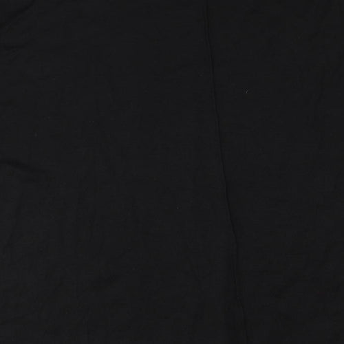 George Womens Black Round Neck Polyester Pullover Jumper Size 20