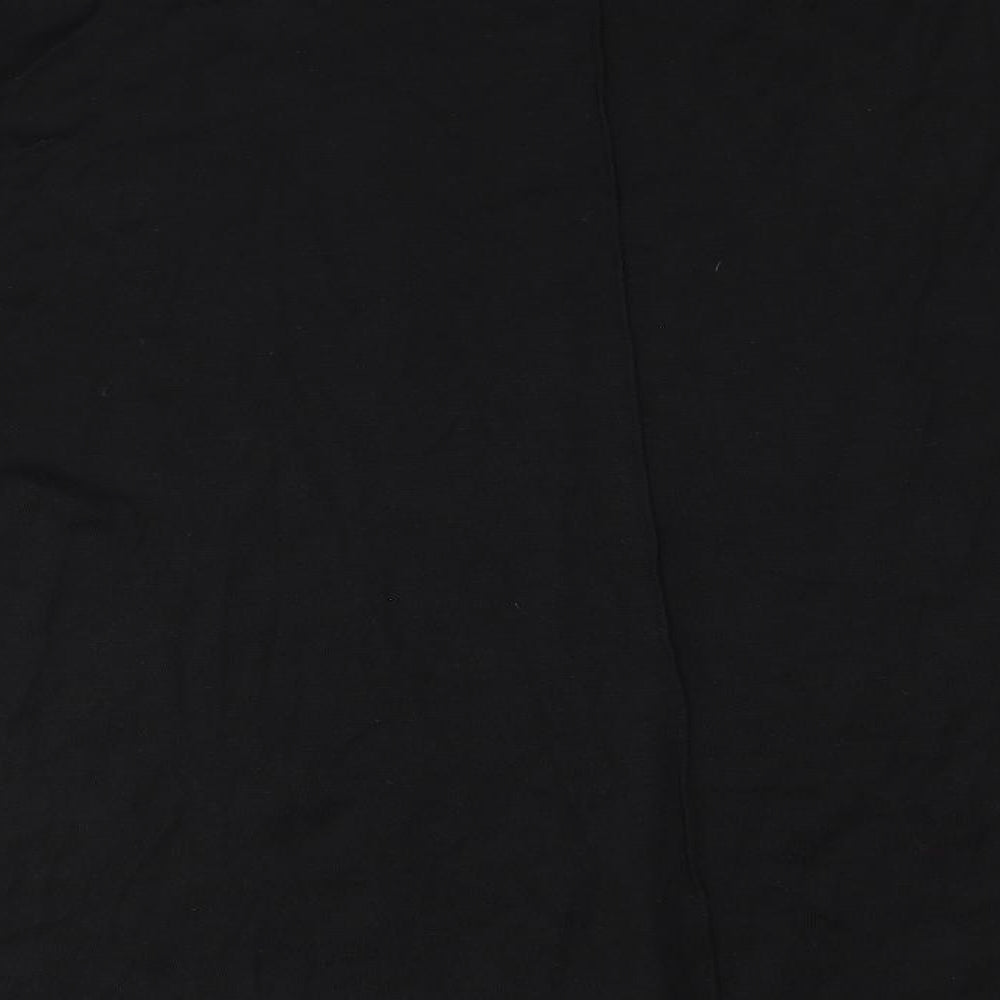 George Womens Black Round Neck Polyester Pullover Jumper Size 20