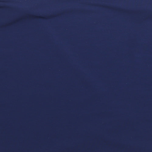 Bonmarché Womens Blue Polyester Kimono Blouse Size 16 V-Neck