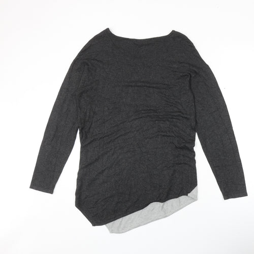 Body Flirt Womens Green Round Neck Viscose Pullover Jumper Size M