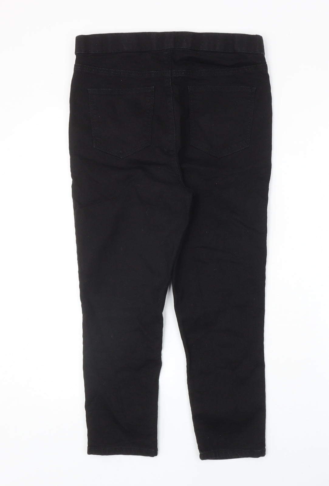 Matalan Womens Black Cotton Jegging Jeans Size 12 Regular