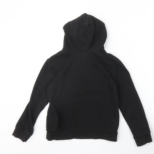 H&M Boys Black Cotton Pullover Hoodie Size 6-7 Years Pullover - Batman