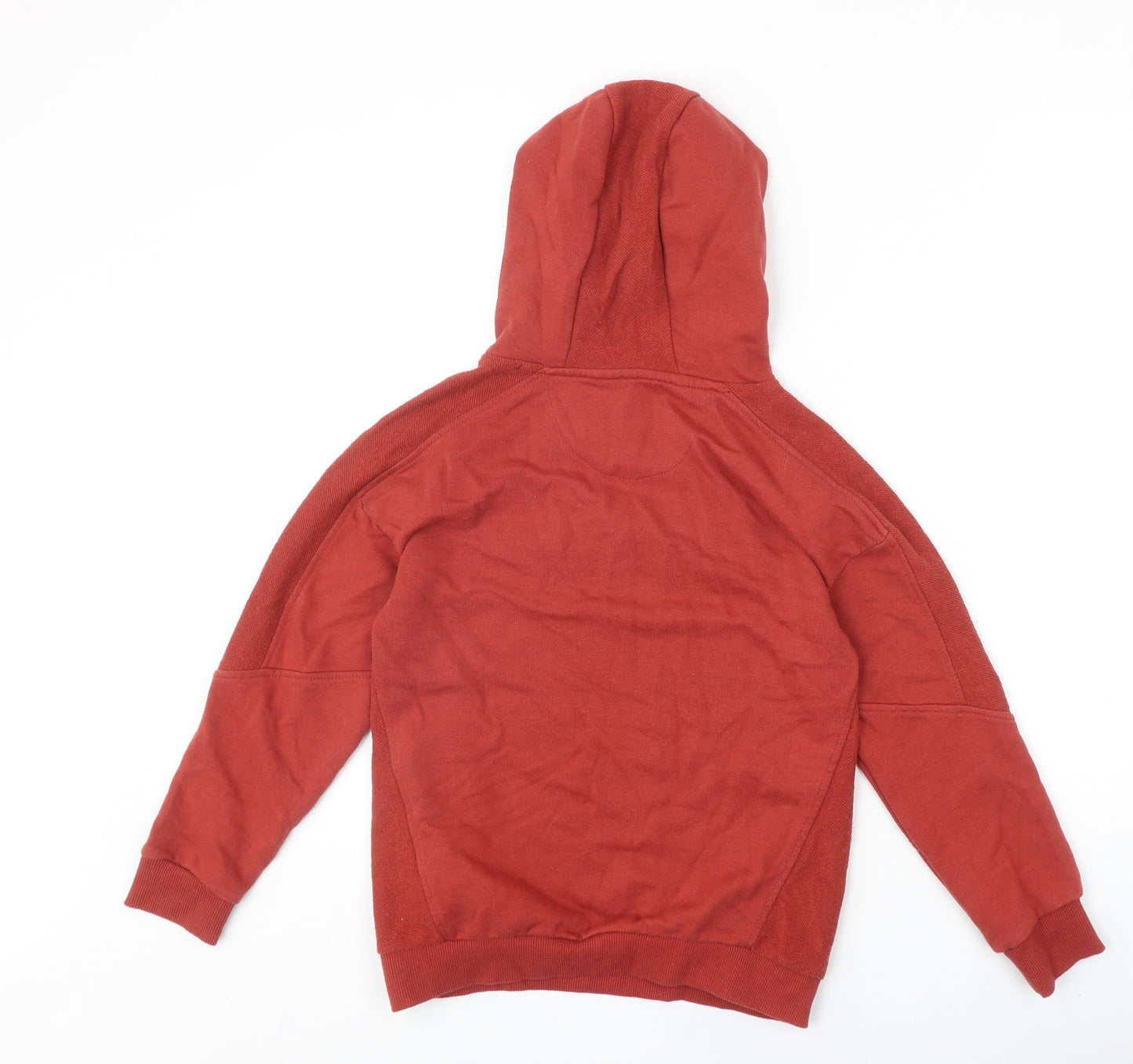 Primark Boys Orange Cotton Pullover Hoodie Size 9-10 Years Pullover - Urban