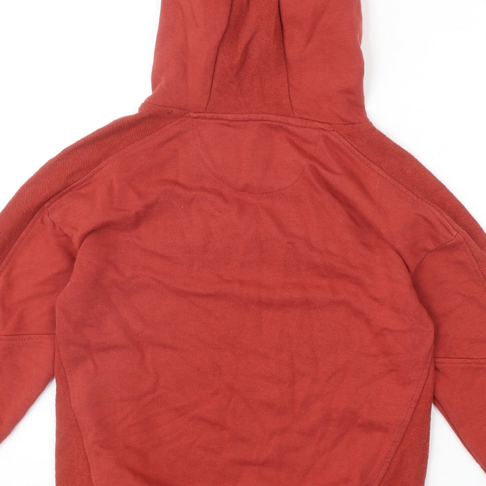 Primark Boys Orange Cotton Pullover Hoodie Size 9-10 Years Pullover - Urban