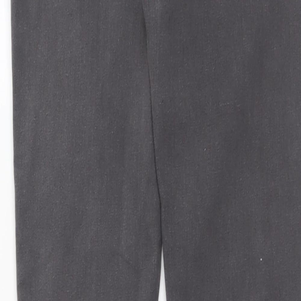 Denim & Co. Boys Grey Cotton Skinny Jeans Size 12-13 Years Regular Button