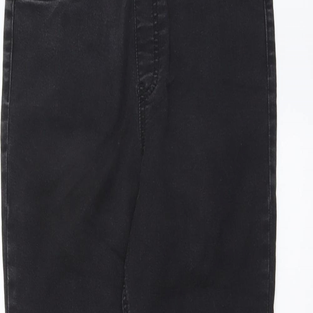 F&F Womens Black Cotton Jegging Jeans Size 10 L28 in Regular