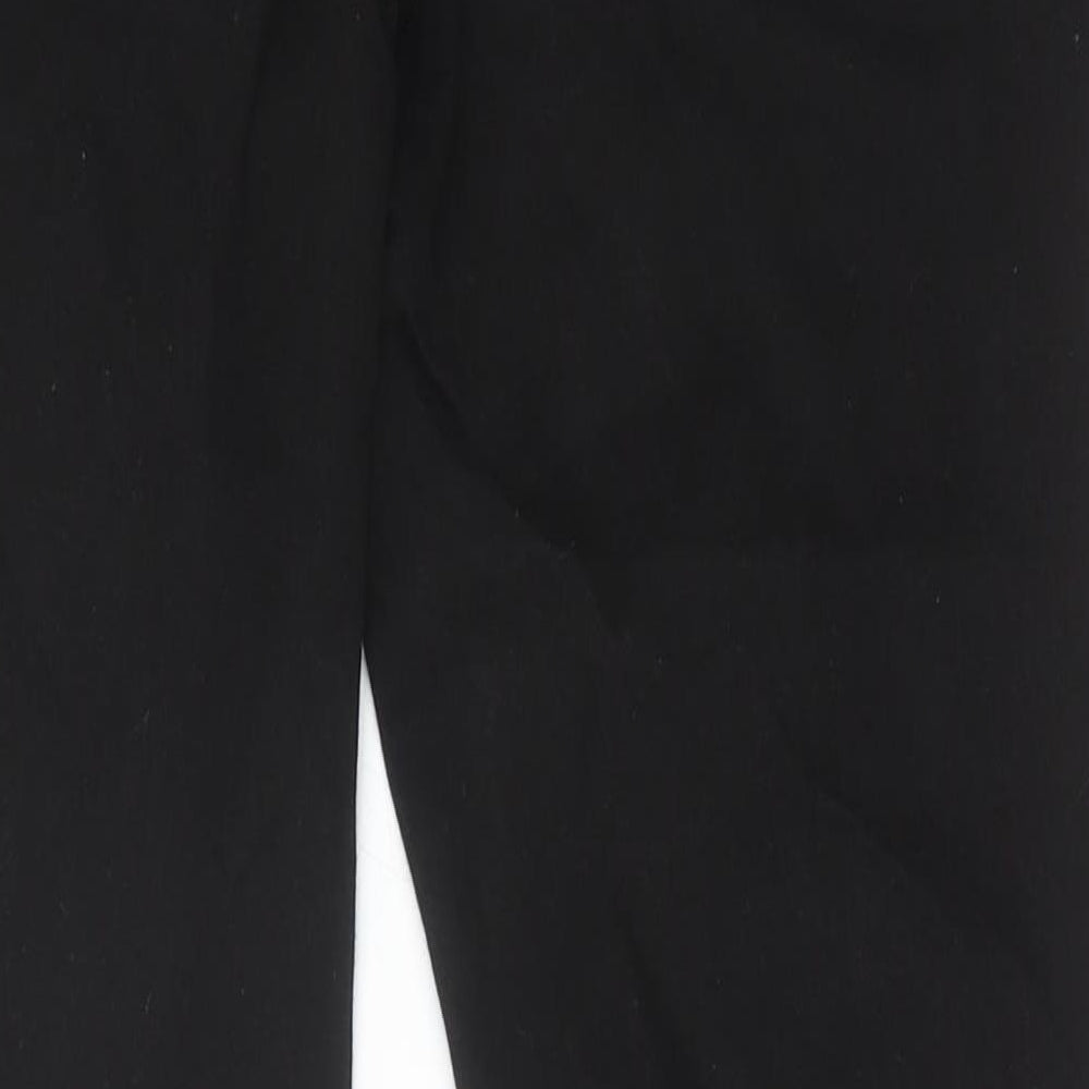 Primark Womens Black Cotton Skinny Jeans Size 14 Slim Zip