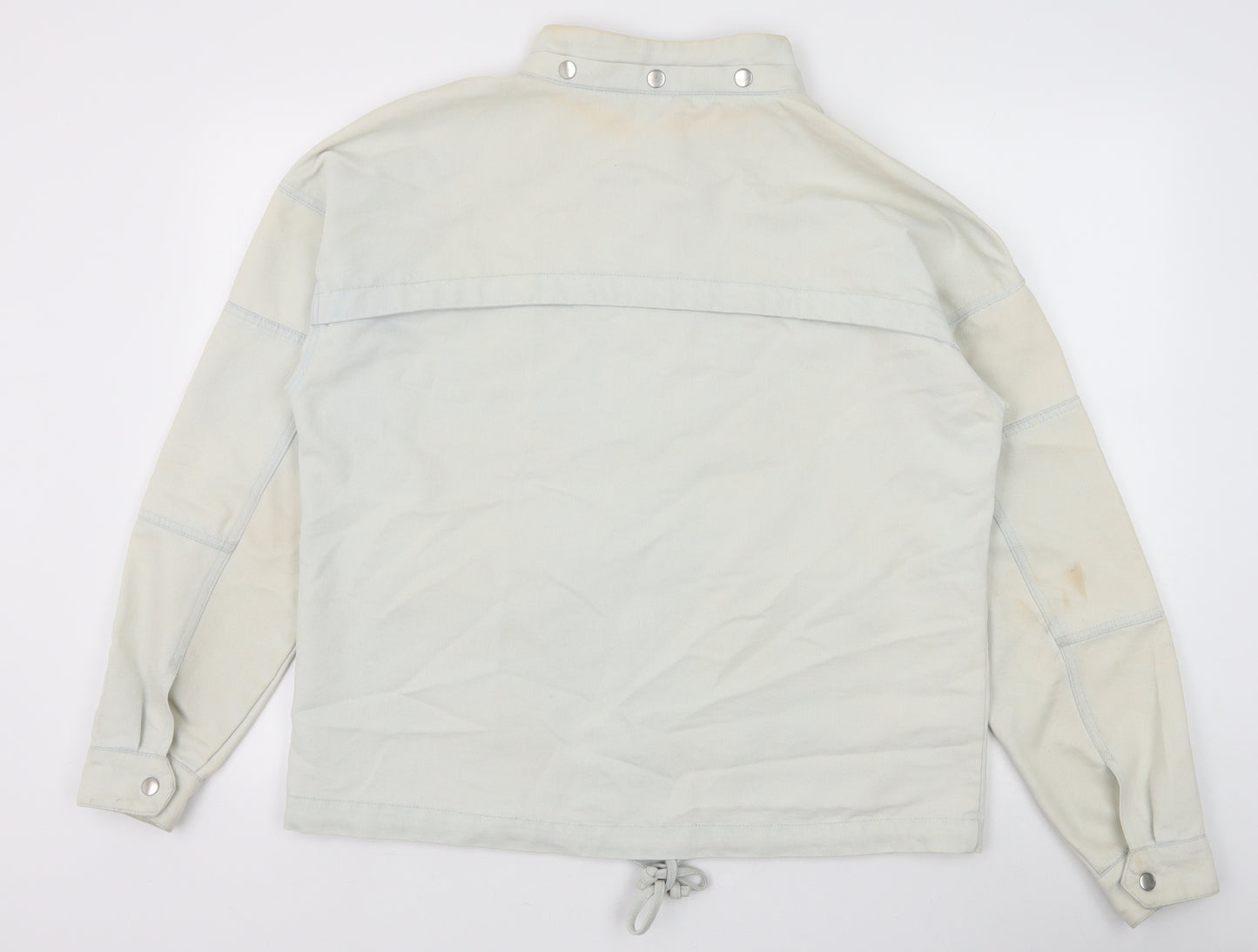 NEXT Womens Blue Jacket Size 16 Snap