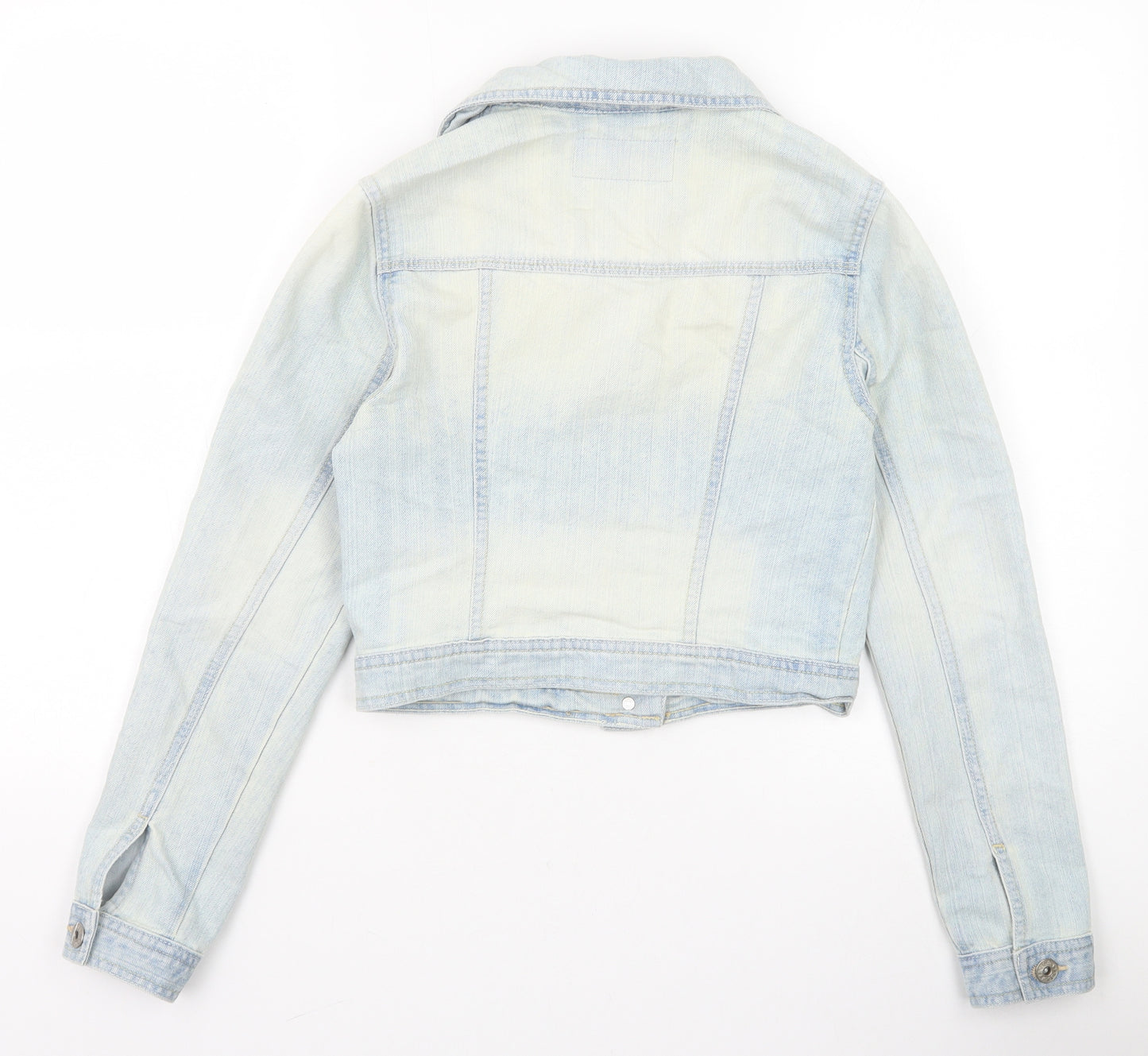 New Look Womens Blue Jacket Size 10 Button