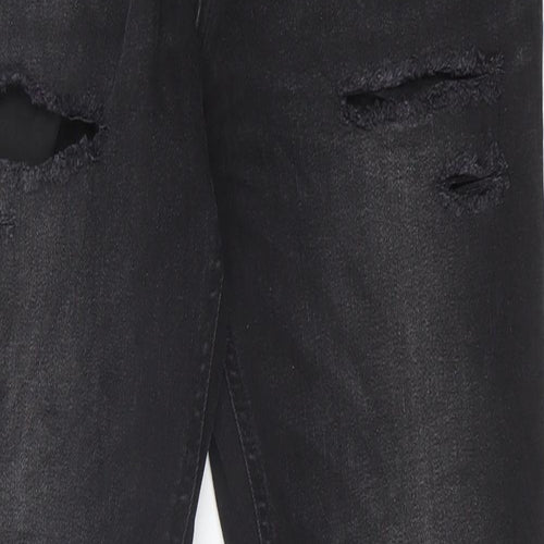 Born Rich Womens Black Cotton Skinny Jeans Size 32 in Slim Zip
