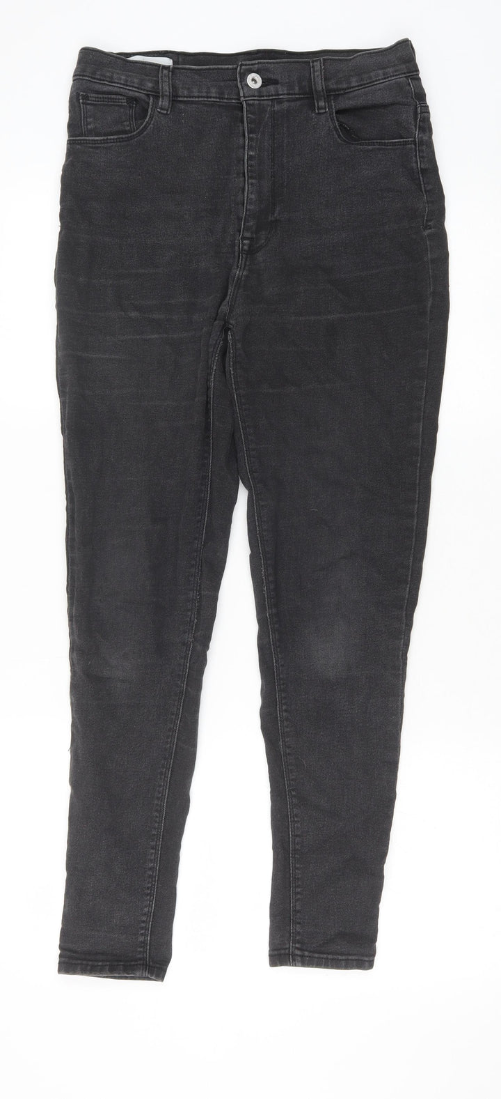 COLLUSION Womens Black Cotton Skinny Jeans Size 30 in Slim Zip